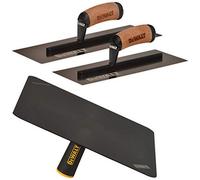 DEWALT Drywall Trowel & Hawk Set | 12/14" 0.7MM Blades + Mud Hawk | DXTT-3-460