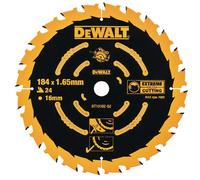 DeWalt Elite Extreme Circular Saw Blades 184mm 24T 16mm