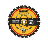 Dewalt DT10302-QZ Extreme Framing Circular Saw Blade 184 X 16Mm X 24T
