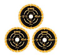 Dewalt Dt10399 3 Pack Corded Circular Saw Blades 190 X 30mm X 24 Tooth Extreme