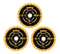 DeWalt DT10399-QZ 24T 190mm Xtreme Runtime Circular Saw Blade Pack of 3