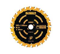DeWalt Elite Series Cordless Circular Saw Blades 165mm 24T 20mm