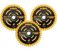 Dewalt Dt10640 3 X Circular Saw Blade 165 X 20 X 40T Extreme Framing Dcs391 By Buyaparcel