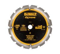 Dewalt DT1475-QZ Extreme Pcd Fibre Cement Saw Blade 305 X 30Mm X 16T