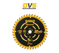 DeWalt DT1668-QZ Cordless Mitre Saw Blade For DCS365 184 x 16mm x 40T Coarse