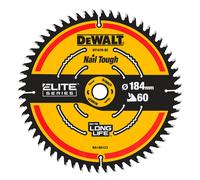 Dewalt Dt1670 Elite Circular Saw Blade Nail Tough 184Mm X 16Mm 60T