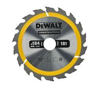 DeWalt DT1941-QZ Construction Circular Saw Blade 184 x 30mm x 18T