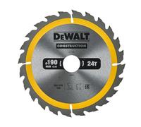 DeWalt Construction Circular Saw Blade 190mm 24T 30mm