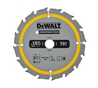 DeWalt DT1948-QZ Construction Circ Saw Blade, Yellow, 165 x 20 mm