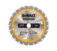 Dewalt DT1951 Cordless Construction Trim Saw Blade 184mm x 20mm x 24T