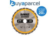 DeWalt Construction Circular Saw Blade 216mm 24T 30mm