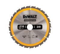 Dewalt DT1952 Stationary Construction Circular Saw Blade 216mm x 30mm x 24T