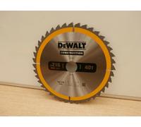 DeWALT DT1953 216mm X 30mm BORE 40T TCT MITRE SAW BLADE LOOSE