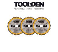 DeWalt DT1953-QZ Stationary Construction Circular Saw Blade 216x30mm 40T 3 Pack