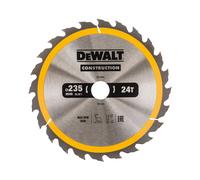 DeWalt Construction Circular Saw Blade 235mm 24T 30mm