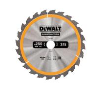 DeWalt Construction Circular Saw Blade 250mm 24T 30mm