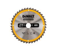 DEWALT DT1957 250 x 30 mm x 48T Construction Circular Saw Blade - Yellow