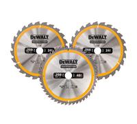 DEWALT DT1963-QZ Construction Circular Saw Blade, 250 x 30 mm, Softwood / Composite