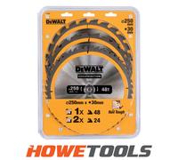 DEWALT DT1963-QZ (pkt of 3) Mitre saw blade