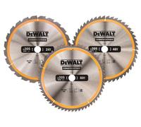 DEWALT DT1964 Construction Circular Saw Blade 3 Pack 305 x 30mm x 24T/48T/60T D