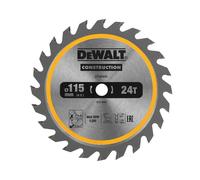 DeWALT - DT20420 TCT Construction Circular Saw Blade 115 x 9.5mm x 24T