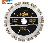 DeWalt DT20462-QZ ELITE SERIES All Purpose Diamond Wheel 230mm x 22.23mm