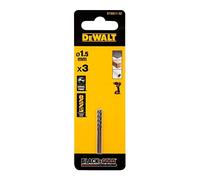 DeWalt Drill Bits DT20511-QZ Black & Gold HSS 1.5 mm – 3 pcs