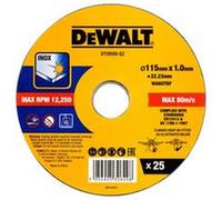 DEWALT DT20593-QZ METAL CUTTING DISC - 115MM (PK25)
