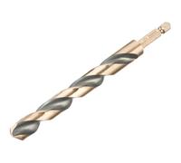 DeWalt Black and Gold Hex Impact HSS Drill Bit 13mm Pack of 1