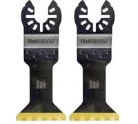 Dewalt DT20702-QZ DT20702-QZ-Hoja Sierra de titanio Madera/Metal para Multi Herramienta (Pack of 2)
