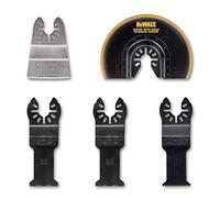 Dewalt Multi Tool Accessory Blade Set 5 Piece Fast Cut + Toughcase DCS355 DWE315