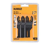 Dewalt DT20713 43mm Multi Tool Accessory Blade Set 3pc 18 12 TPI - DCS355 DWE315