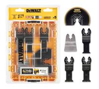 Dewalt Dt20761 Multi Tool Accessory Blade Set 5 Piece + Toughcase Dcs355 Dcs356
