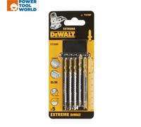 DeWalt DT2080-QZ T101BIF EXTREME BIM Jigsaw Blade For Laminates 82mm x5 Pcs