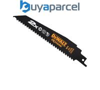DEWALT DT2300L-QZ 2X Life Wood & Nail Reciprocating Blade 152mm x 6 TPI Pack of