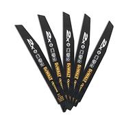 Dewalt DT2308L-QZ Reciprocating Blades, 228 mm, Set of 5 Pieces , Black