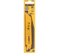 Dewalt DT2345-QZ Straight Saw Blade BIM 152 mm 10 TPI Metal 5 Pieces