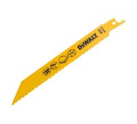 DEWALT DT2348-QZ Bi Metal Sabre Blade for Plastic & Pipes 152mm Pa...
