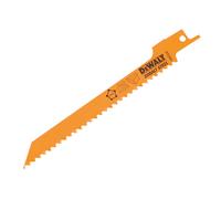 Dewalt DT2351-QZ Bi-Metal Reciprocating Blade For Wood Fine Fast Cuts 152Mm X 6 Tpi (Pack 5)