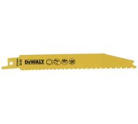 DEWALT DT2404-QZ Hoja De Saw Sable Bi-metal, Longitud: 150mm for DIYers & professionals, ideal for cutting and finishing jobs, 150mm, 5-piece set