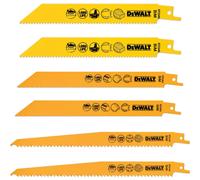 DeWalt DT2444 6 Piece Extreme Reciprocating Sabre Saw Blade Set