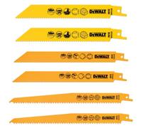 DeWalt DT2444-QZ Reciprocating Blades, One Size, Set of 6 Pieces