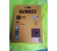 DEWALT DT3032 25 X 80GRIT 115MM HOOK & LOOP PALM SANDER SANDING SHEETS DWE6411