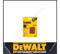 Dewalt DT3033 120 Grit 115mm 1/4 Hook & Loop Palm Sander Sanding Sheets 25 Pack