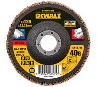 DEWALT DT30602-QZ DT30602 Extreme Metal Flap Disc 125 x 22.2mm x 40G
