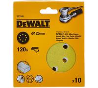 DeWalt Sanding Disc 125mm 125mm 120g Pack of 10