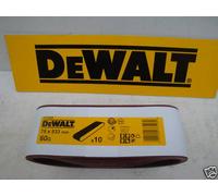 DeWALT DT3302 75mm X 533mm DCW220 SANDING BELTS 60GRIT x 10