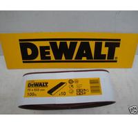 DeWALT DT3304 75mm X 533mm DCW220 SANDING BELTS 100GRIT x 10