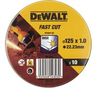 DeWalt DT3507-QZ Abrasive Cutting Discs for Grinders 125x1mm 10pcs Steel