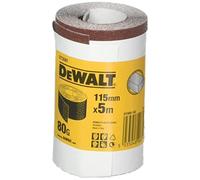 Dewalt DT3581-QZ Half and Quarter Sanding Sheet Roll, 80 Grit Size, 5 m Length x 115 mm Width